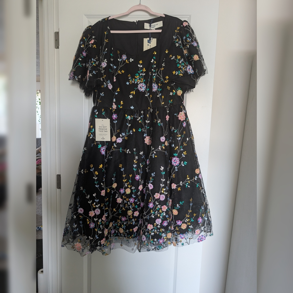 JessaKae Shimmer Midi Dress Women's 1X